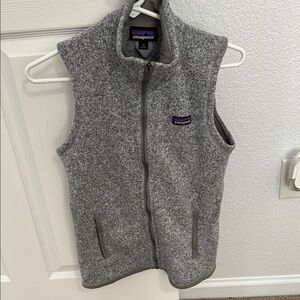 Patagonia Gray Fleece Vest XS